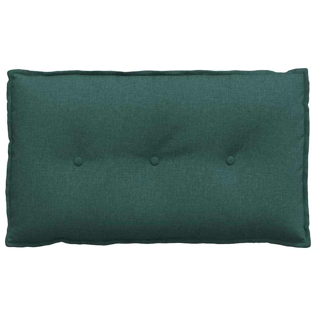 vidaXL Poduszka na plecy Ciemna zieleń 80 x 19 x 50 cm tkanina