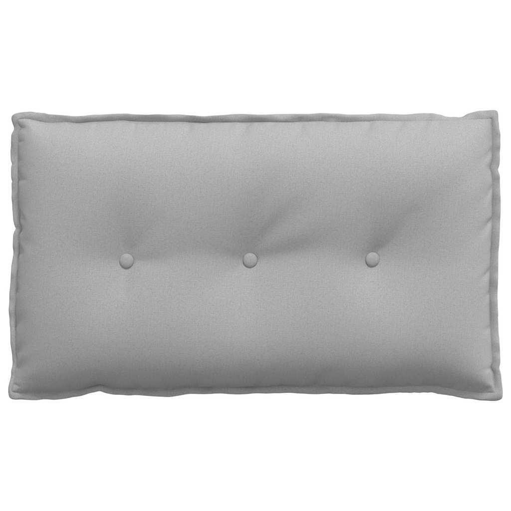 vidaXL Poduszka na plecy Szary chmur 80 x 19 x 50 cm tkanina