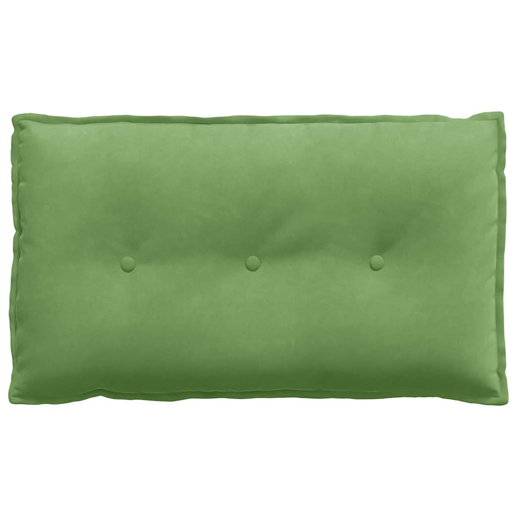vidaXL Poduszka na plecy Jasnozielony 80 x 50 cm Tkanina sztruksowa