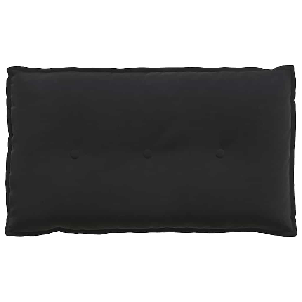 vidaXL Poduszka na plecy Czarny 80 x 50 cm Tkanina sztruksowa