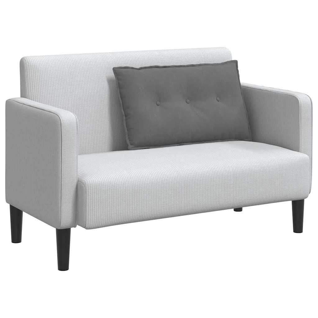 vidaXL Poduszka na plecy Ciemnoszary 80 x 50 cm Tkanina mikrofibrowa