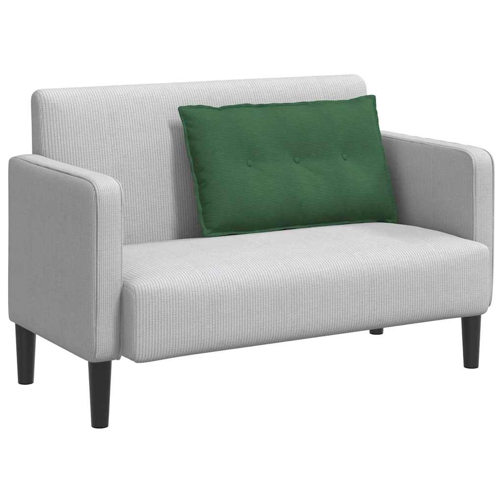 vidaXL Poduszka na plecy Zielony dżungli 80 x 50 cm Tkanina sztruksowa