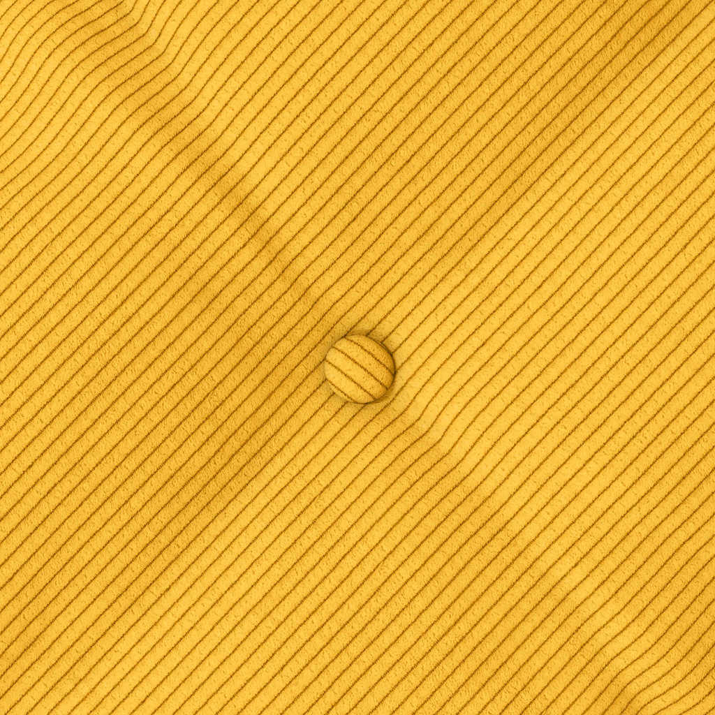 vidaXL Poduszka na plecy Jasnożółty 80 x 50 cm Tkanina sztruksowa