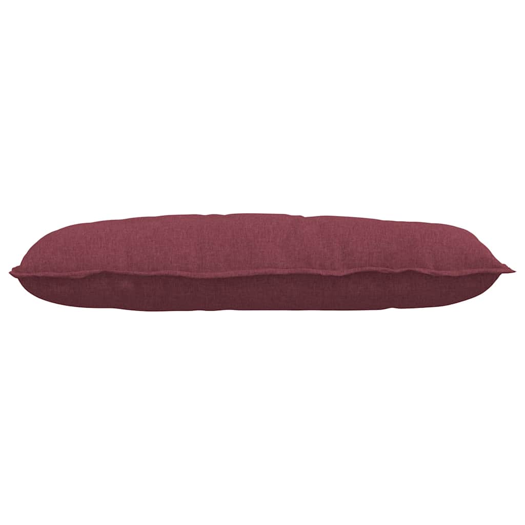 vidaXL Poduszka na plecy Czerwone wino 100 x 19 x 50 cm tkanina