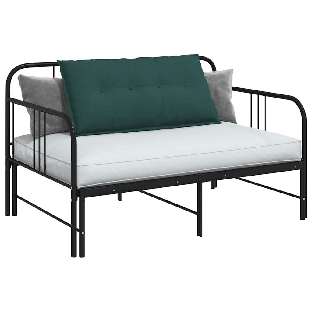 vidaXL Poduszka na plecy Ciemna zieleń 100 x 19 x 50 cm tkanina