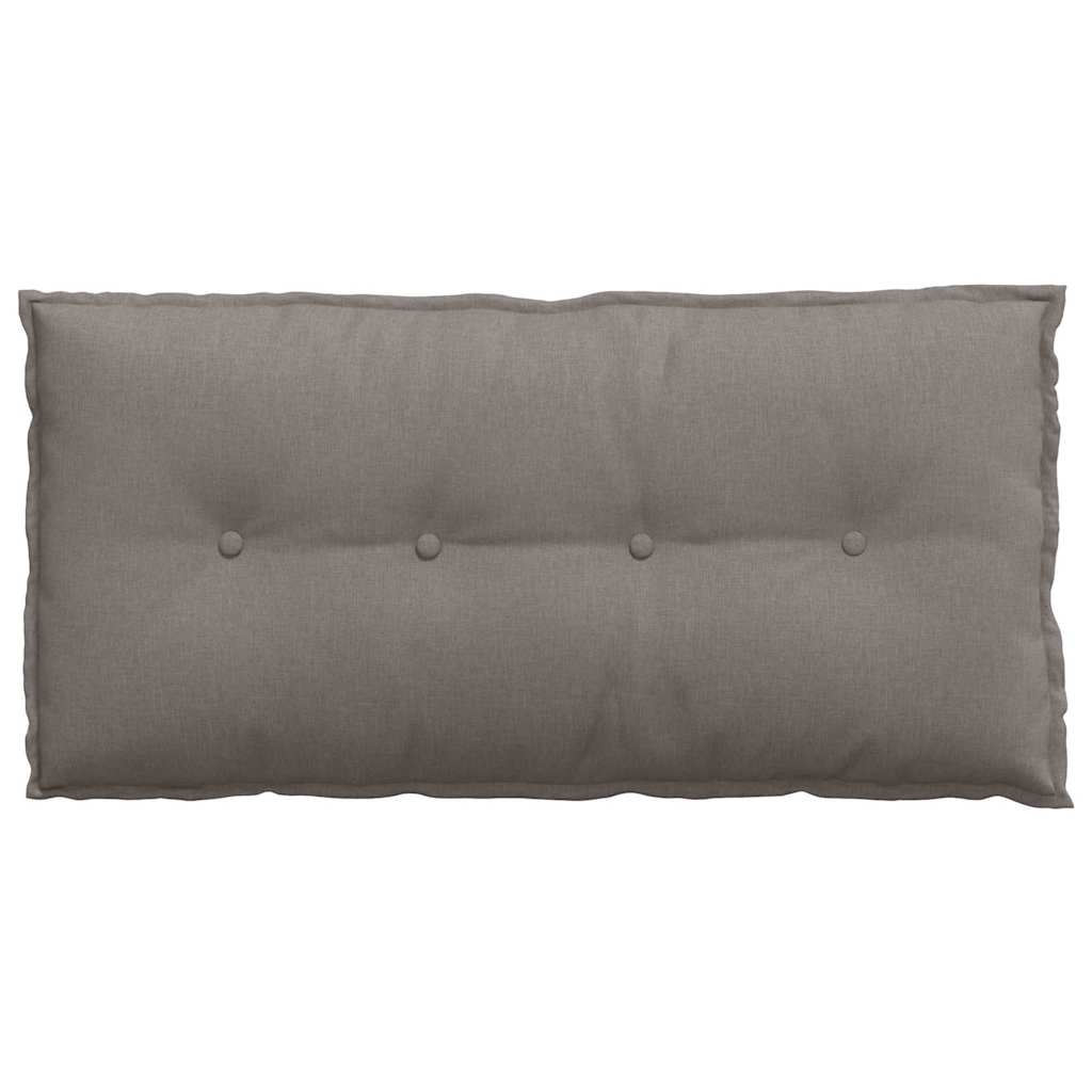 vidaXL Poduszka na plecy Ciemnoszary 100 x 19 x 50 cm tkanina