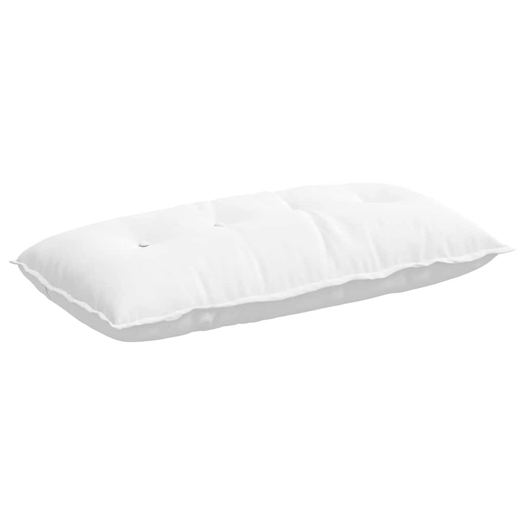vidaXL Poduszka na plecy Biały 100 x 19 x 50 cm tkanina