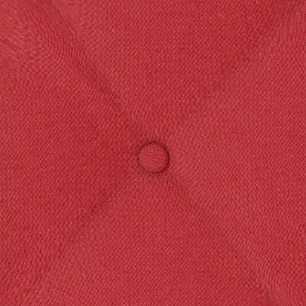 vidaXL Poduszka na plecy Czerwony 100 x 19 x 50 cm tkanina