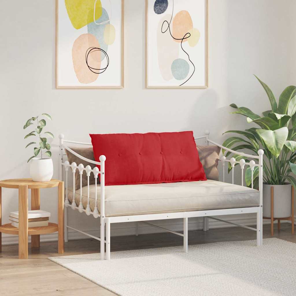 vidaXL Poduszka na plecy Czerwony 100 x 19 x 50 cm tkanina