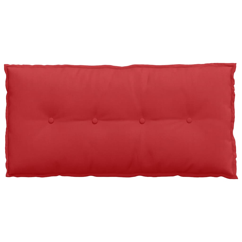 vidaXL Poduszka na plecy Czerwony 100 x 19 x 50 cm tkanina