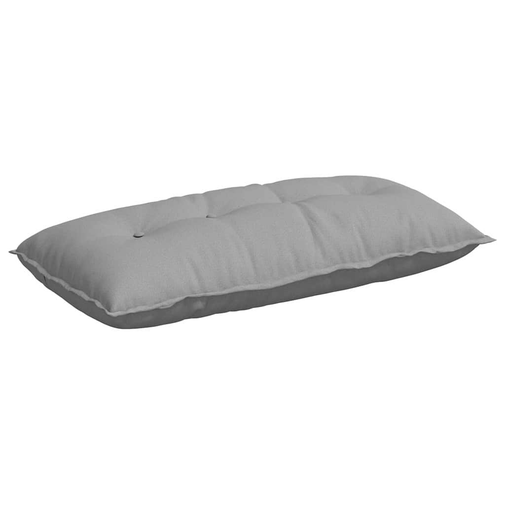 vidaXL Poduszka na plecy Szary chmur 100 x 19 x 50 cm tkanina