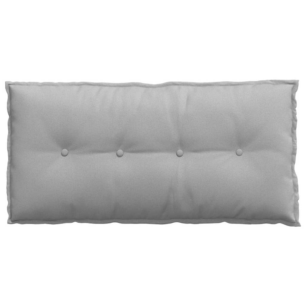 vidaXL Poduszka na plecy Szary chmur 100 x 19 x 50 cm tkanina