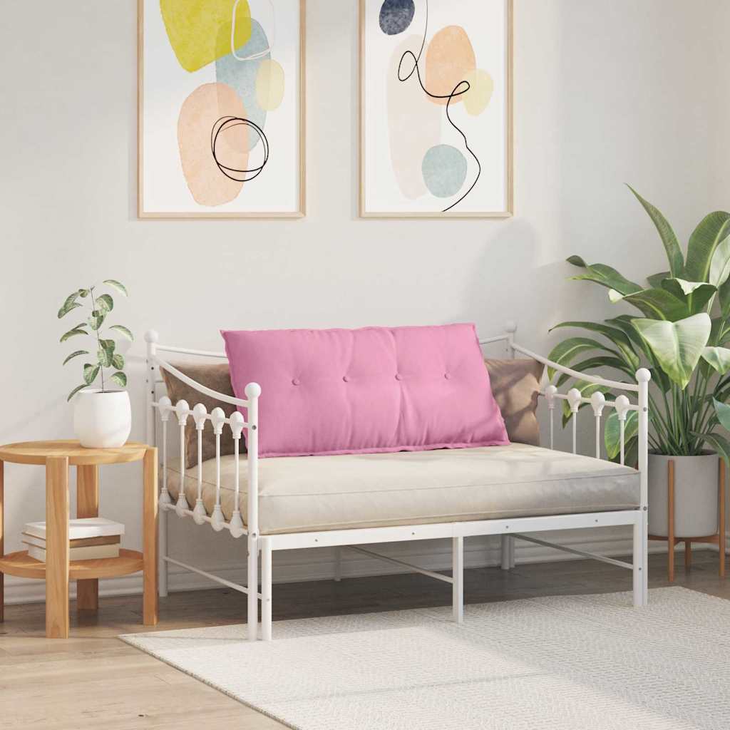 vidaXL Poduszka na plecy Różowy 100 x 19 x 50 cm tkanina