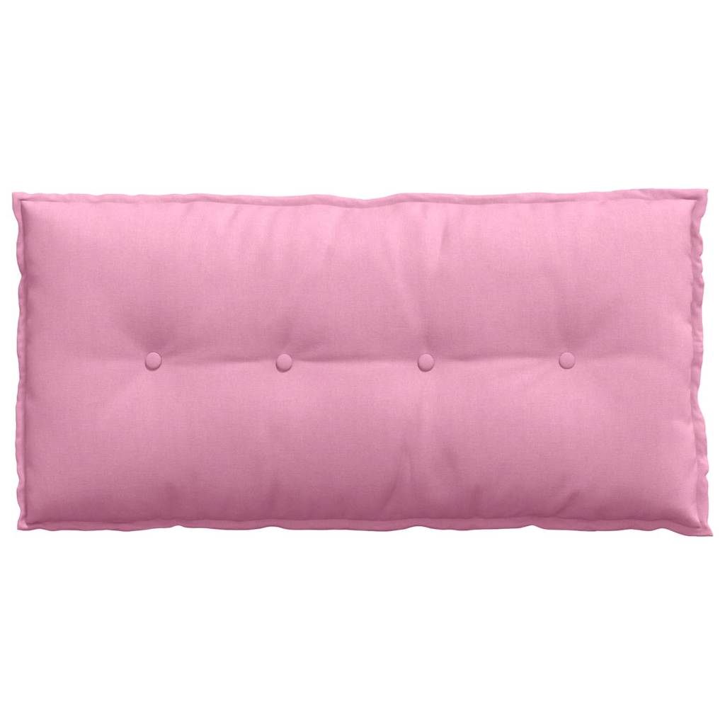 vidaXL Poduszka na plecy Różowy 100 x 19 x 50 cm tkanina