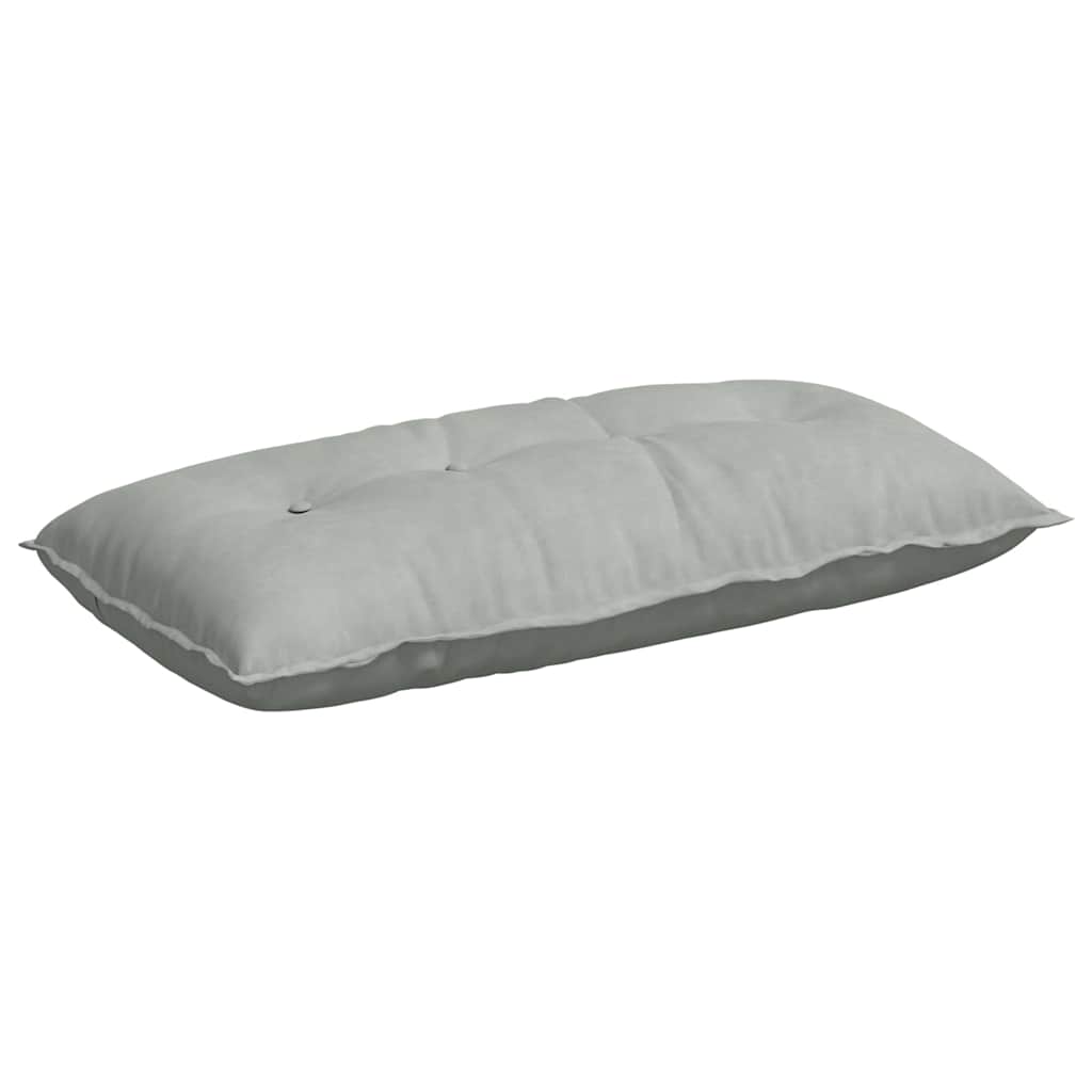 vidaXL Poduszka na plecy Jasnoszary 100 x 50 cm Tkanina sztruksowa