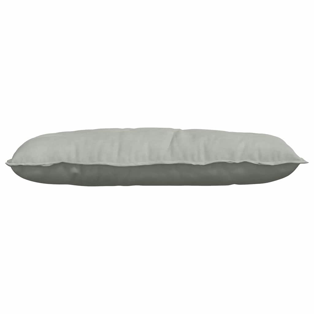 vidaXL Poduszka na plecy Jasnoszary 100 x 50 cm Tkanina sztruksowa