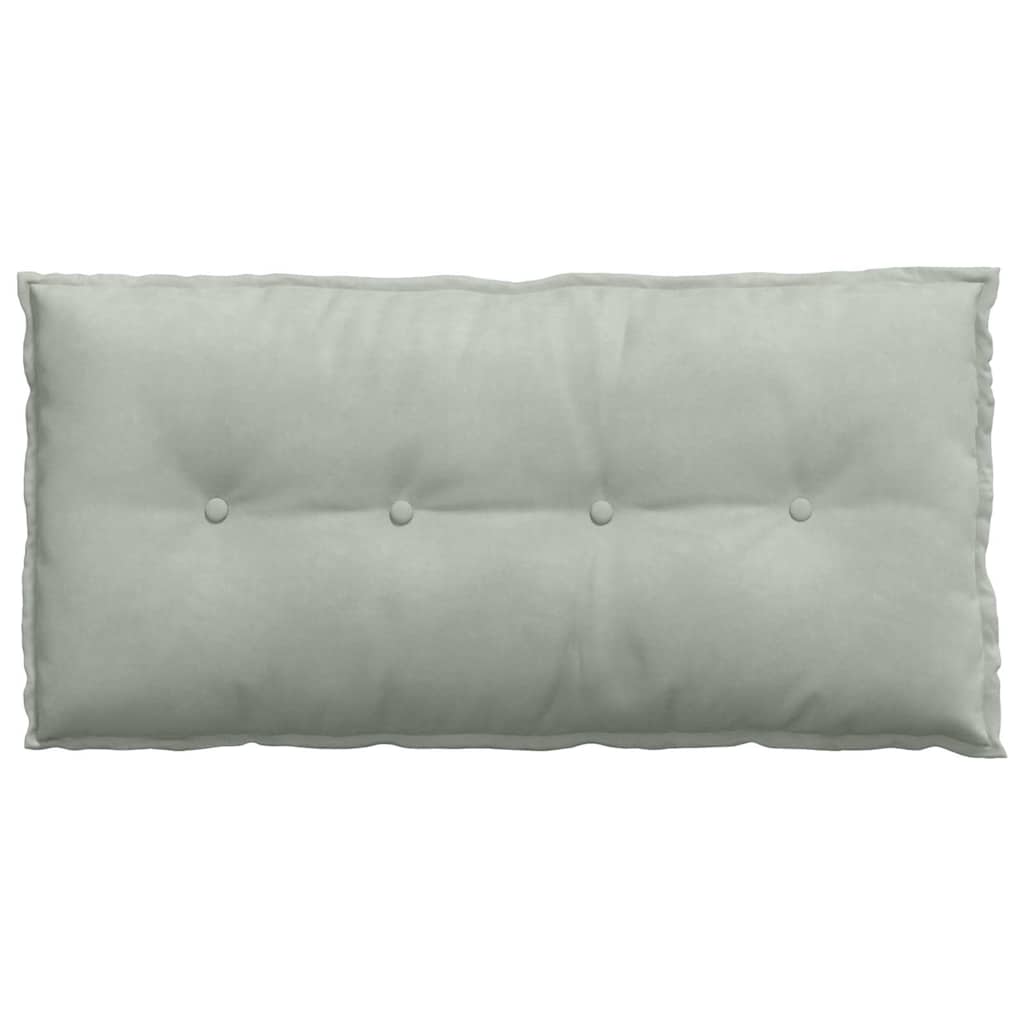 vidaXL Poduszka na plecy Jasnoszary 100 x 50 cm Tkanina sztruksowa