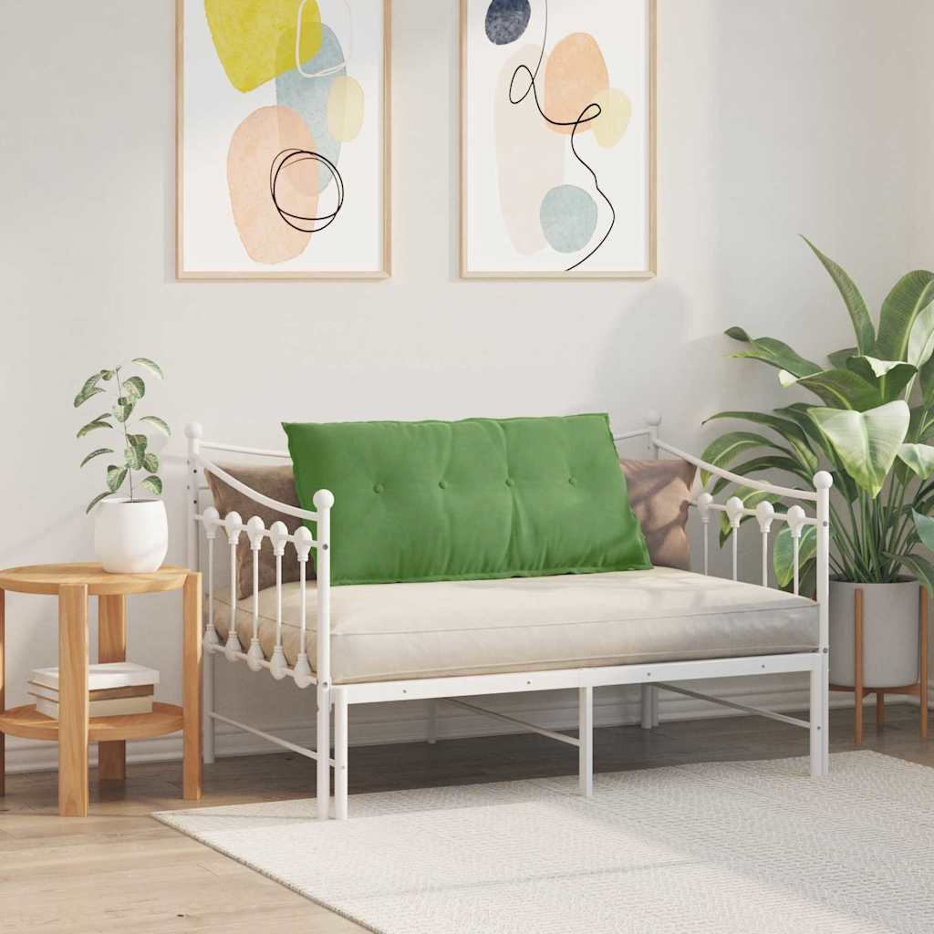 vidaXL Poduszka na plecy Jasnozielony 100 x 50 cm Tkanina sztruksowa