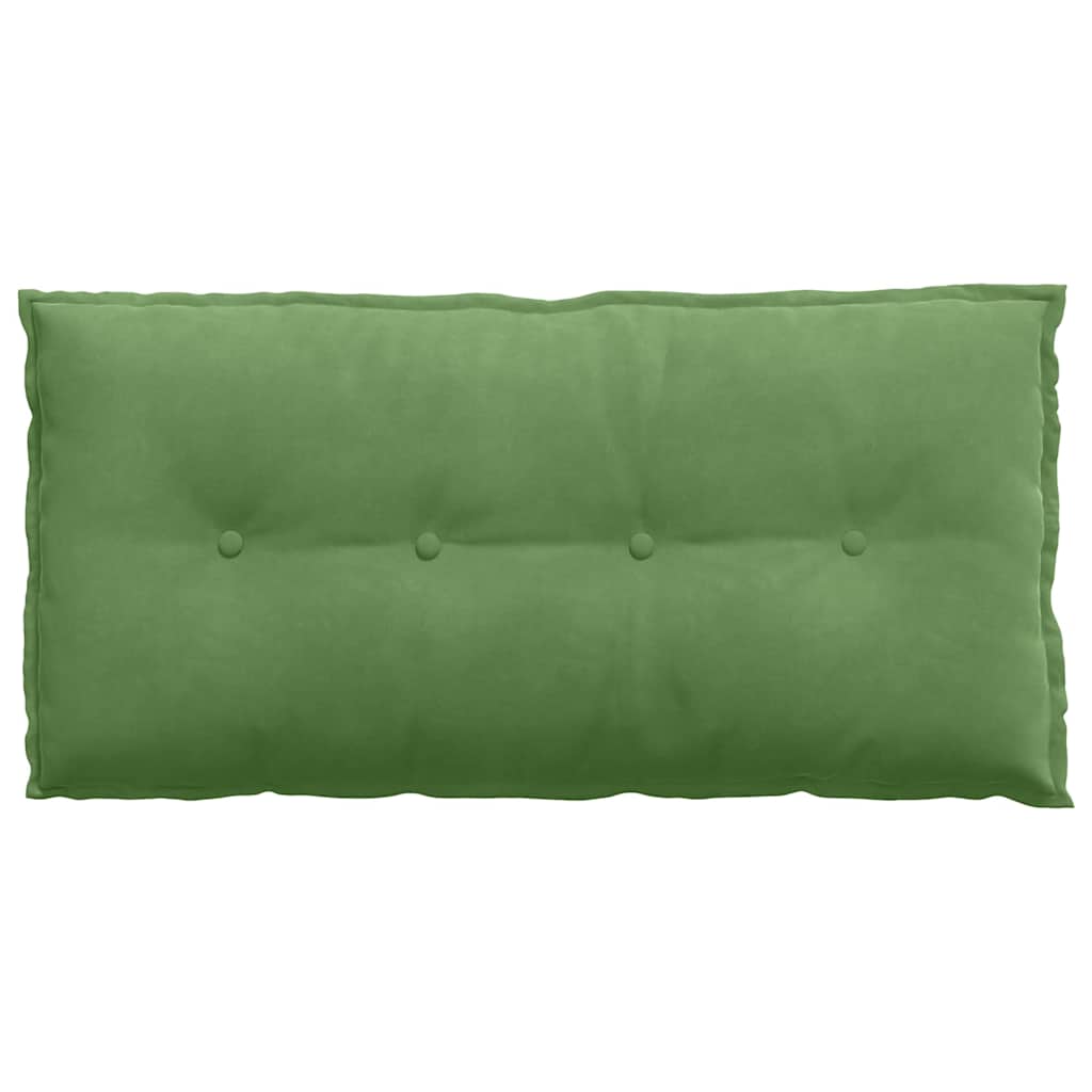 vidaXL Poduszka na plecy Jasnozielony 100 x 50 cm Tkanina sztruksowa