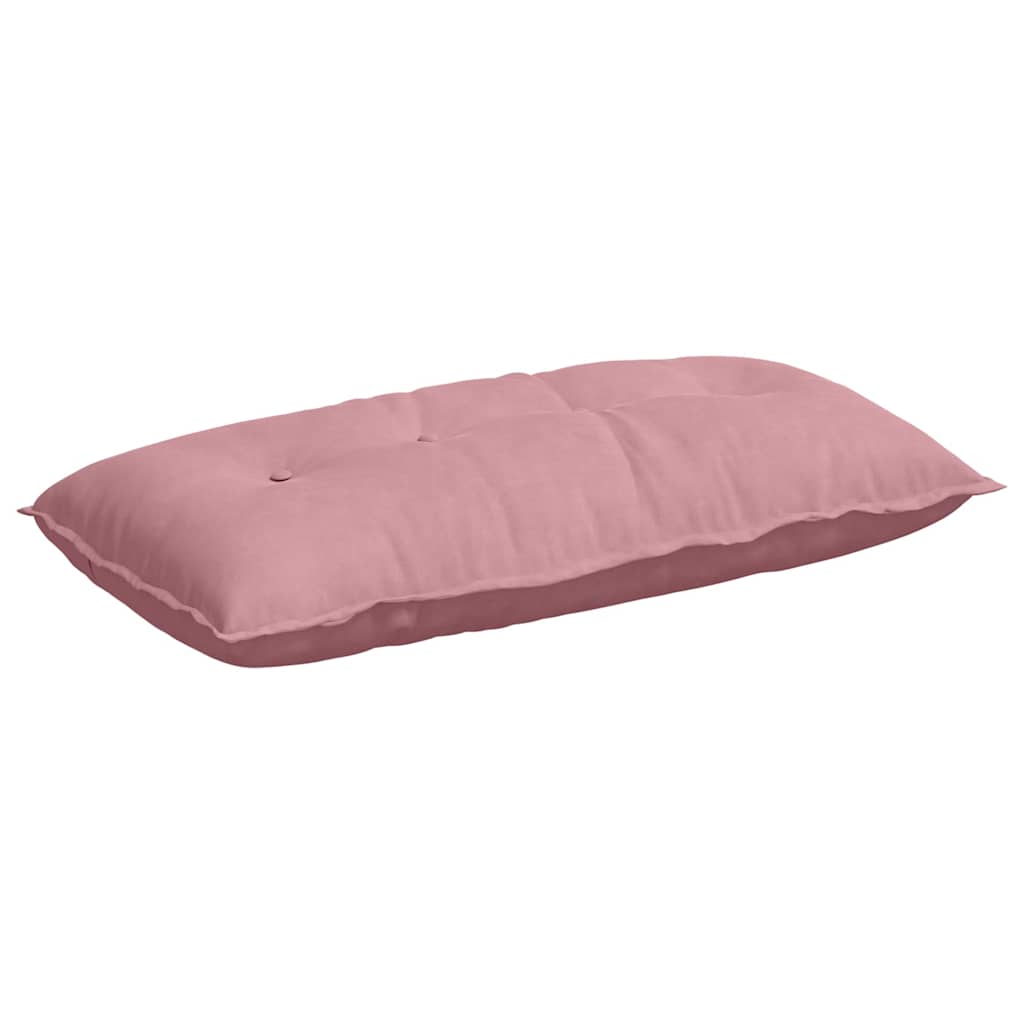 vidaXL Poduszka na plecy Różowy 100 x 50 cm Tkanina sztruksowa