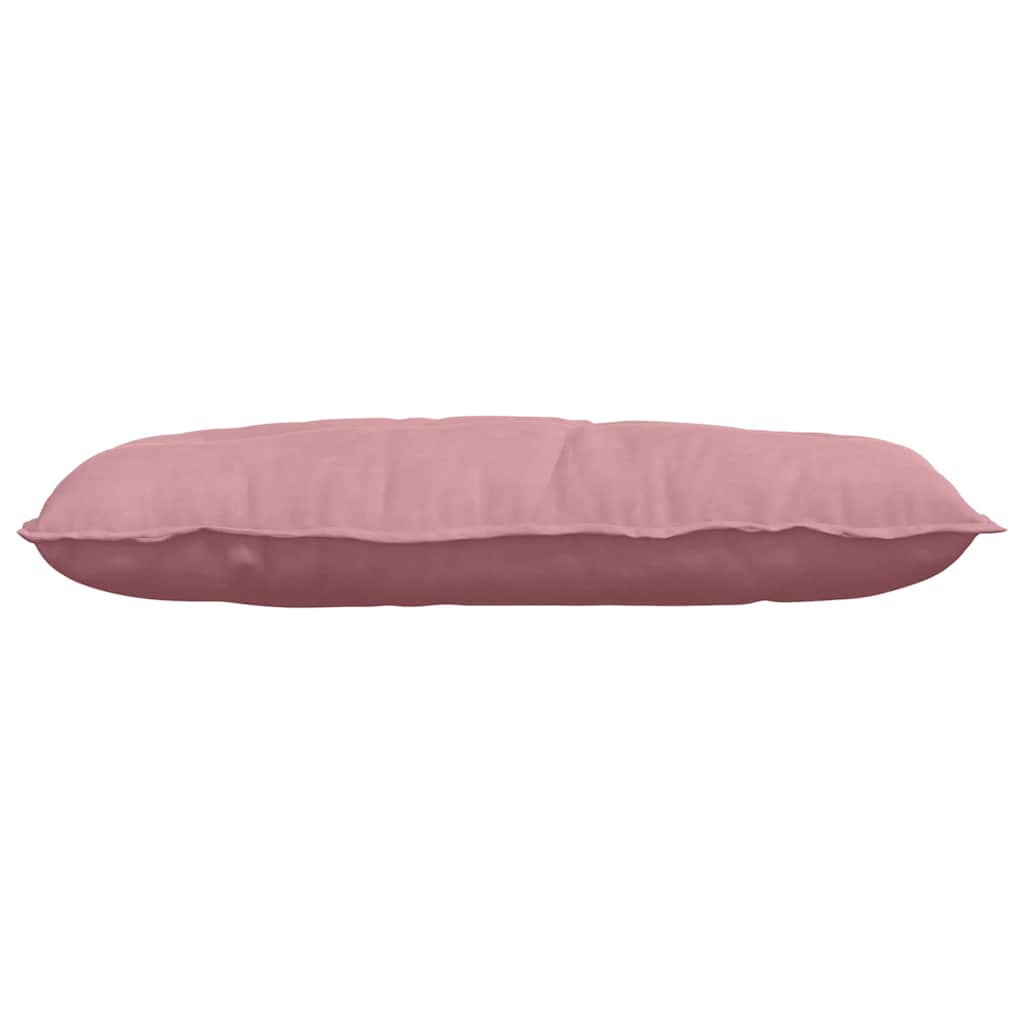 vidaXL Poduszka na plecy Różowy 100 x 50 cm Tkanina sztruksowa