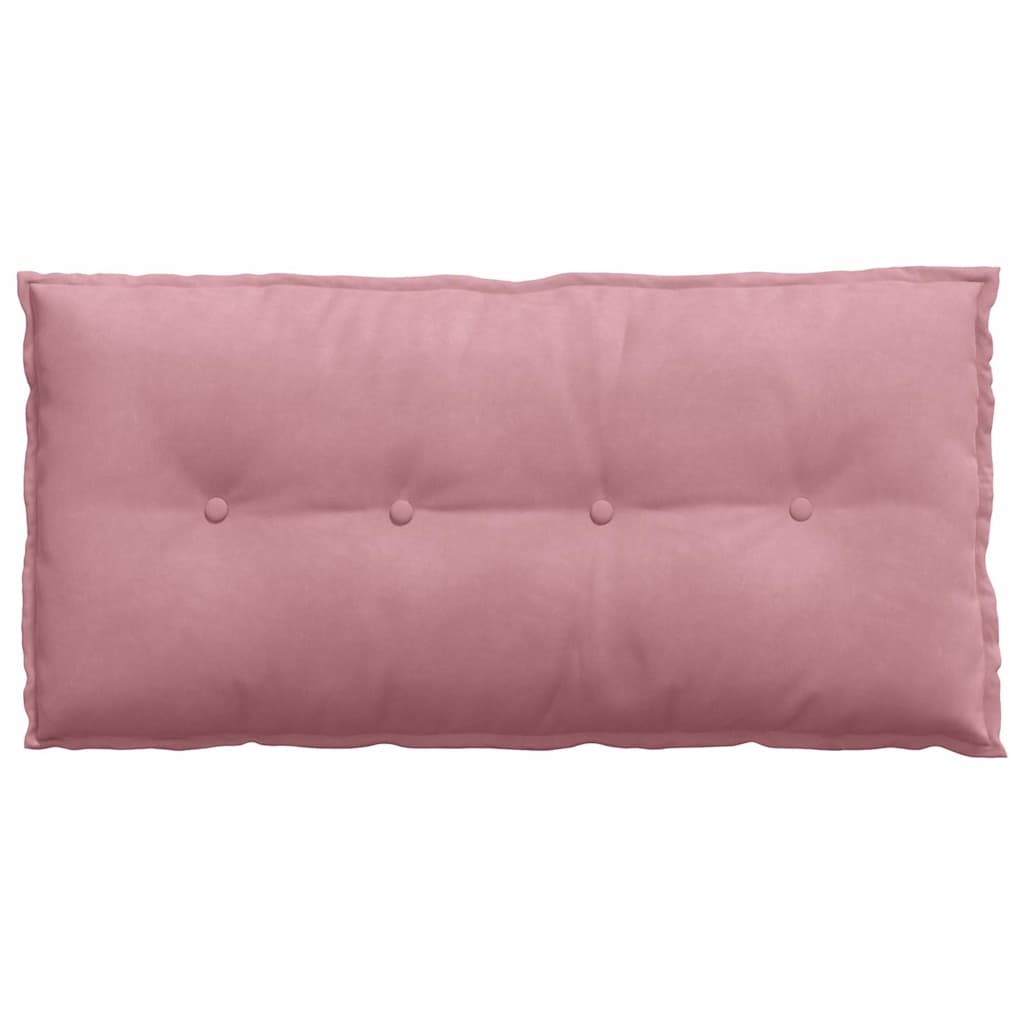 vidaXL Poduszka na plecy Różowy 100 x 50 cm Tkanina sztruksowa
