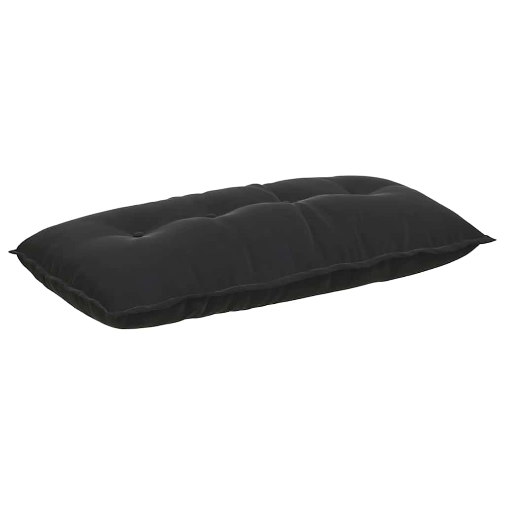 vidaXL Poduszka na plecy Czarny 100 x 50 cm Tkanina sztruksowa