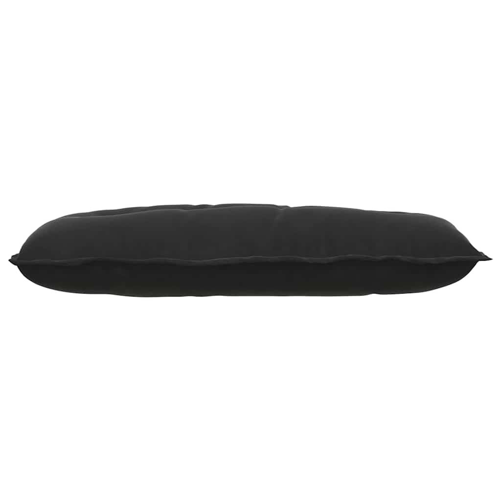 vidaXL Poduszka na plecy Czarny 100 x 50 cm Tkanina sztruksowa