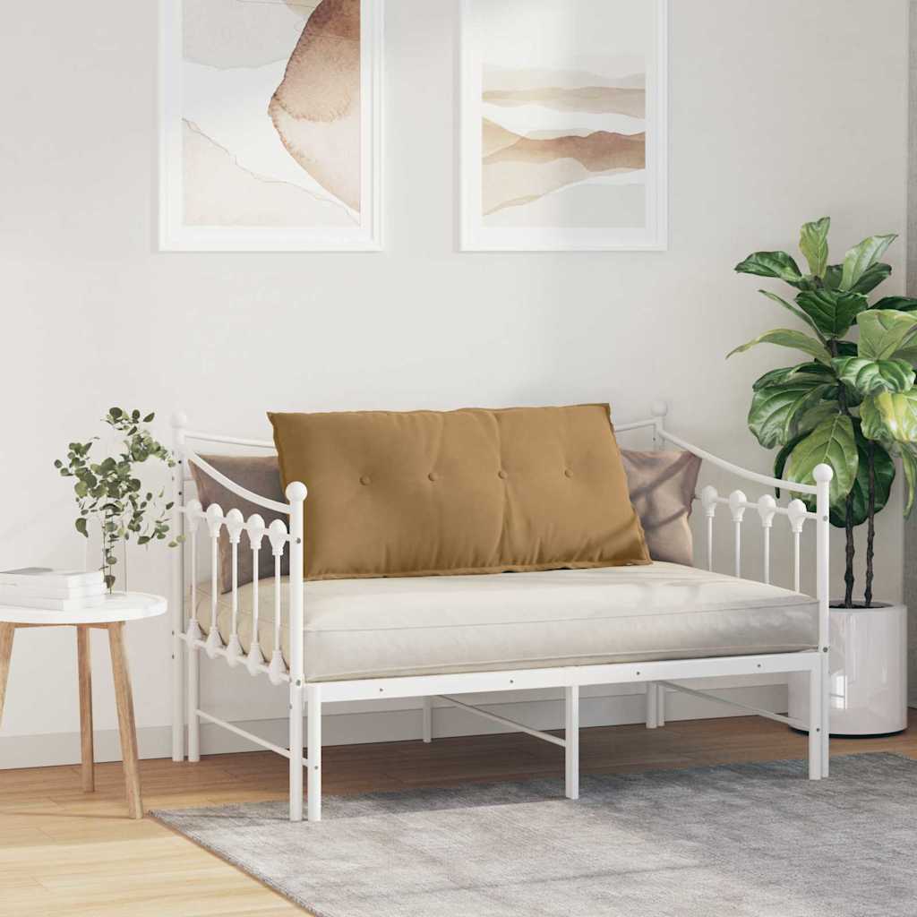 vidaXL Poduszka na plecy Brązowy 100 x 50 cm Tkanina sztruksowa