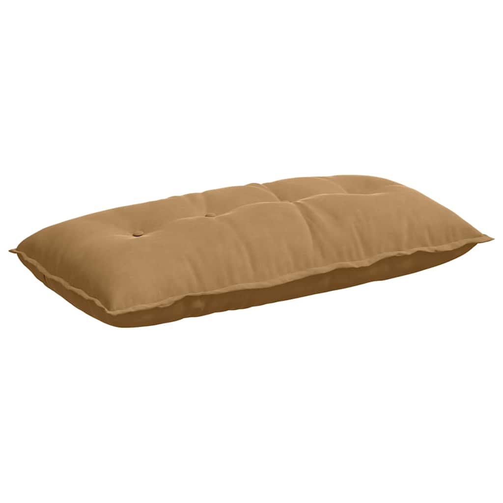vidaXL Poduszka na plecy Brązowy 100 x 50 cm Tkanina sztruksowa