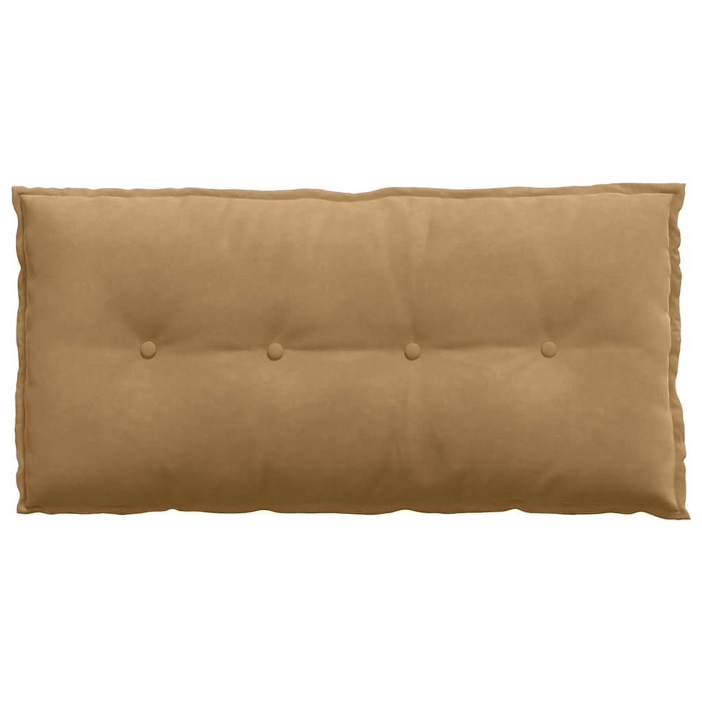 vidaXL Poduszka na plecy Brązowy 100 x 50 cm Tkanina sztruksowa