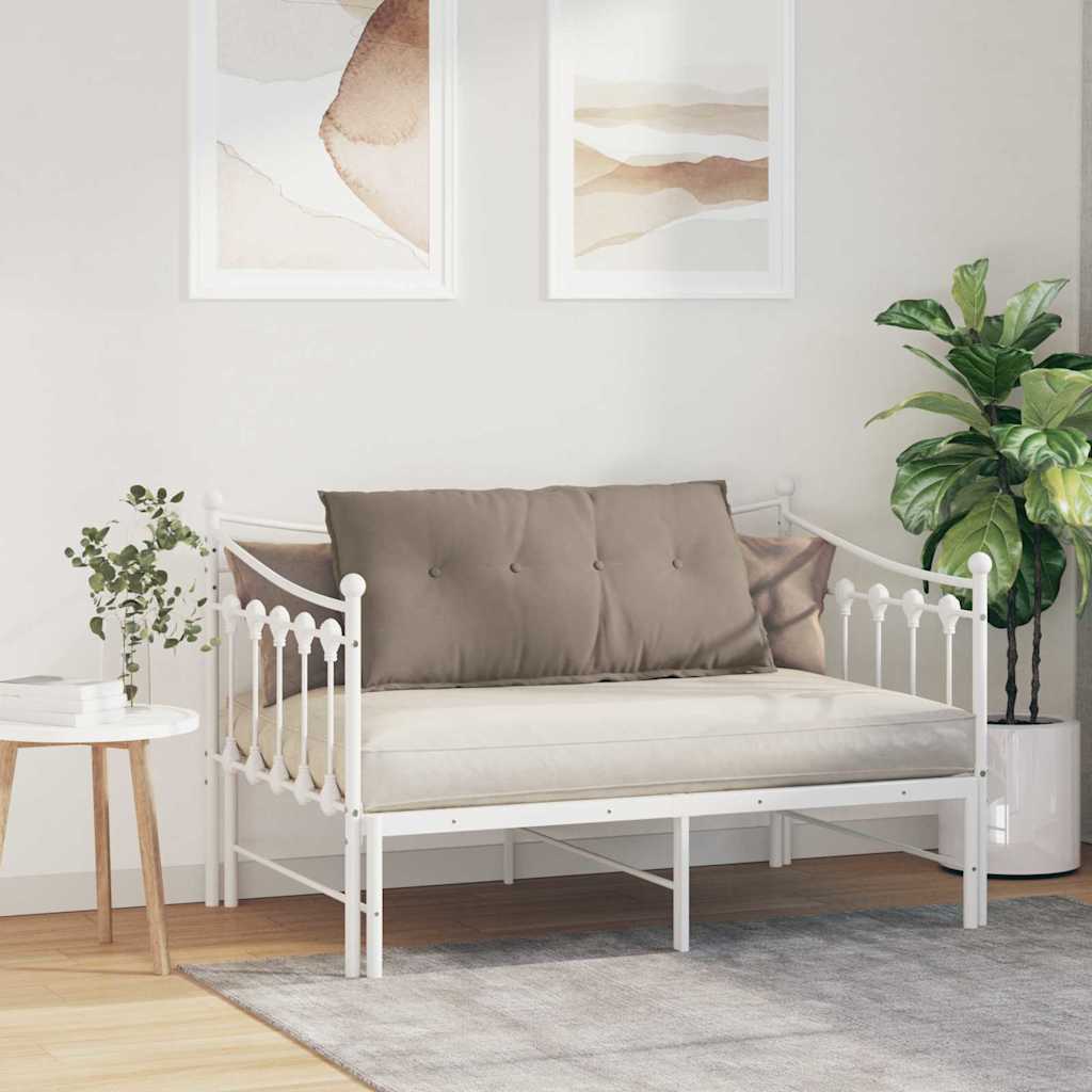 vidaXL Poduszka na plecy Ciemnoszary 100 x 50 cm Tkanina mikrofibrowa