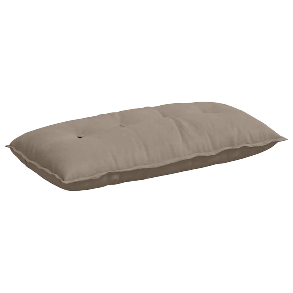 vidaXL Poduszka na plecy Ciemnoszary 100 x 50 cm Tkanina mikrofibrowa