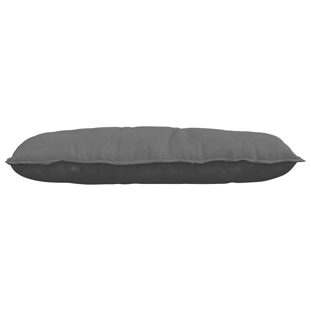 vidaXL Poduszka na plecy Ciemnoszary 100 x 50 cm Tkanina mikrofibrowa
