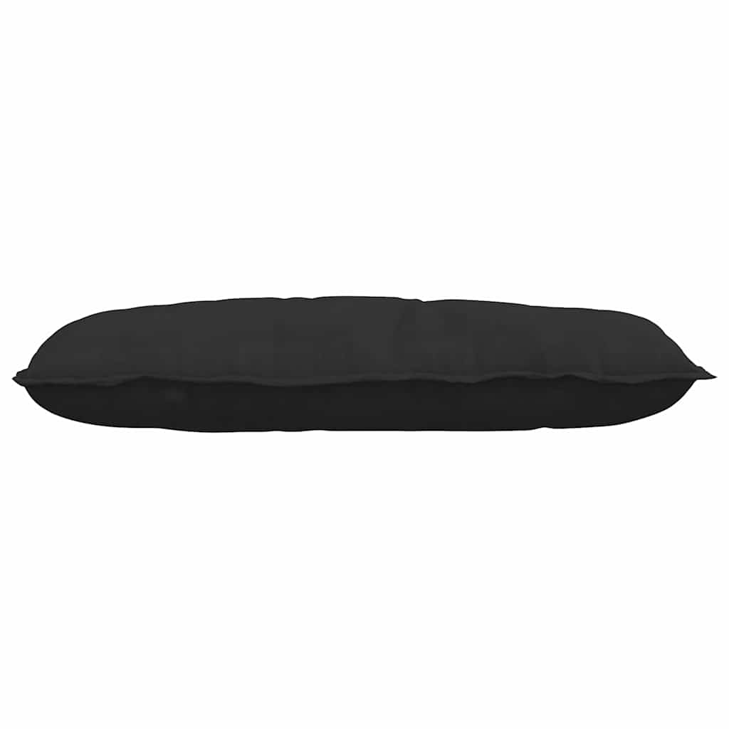 vidaXL Poduszka na plecy Czarny 100 x 50 cm Tkanina mikrofibrowa