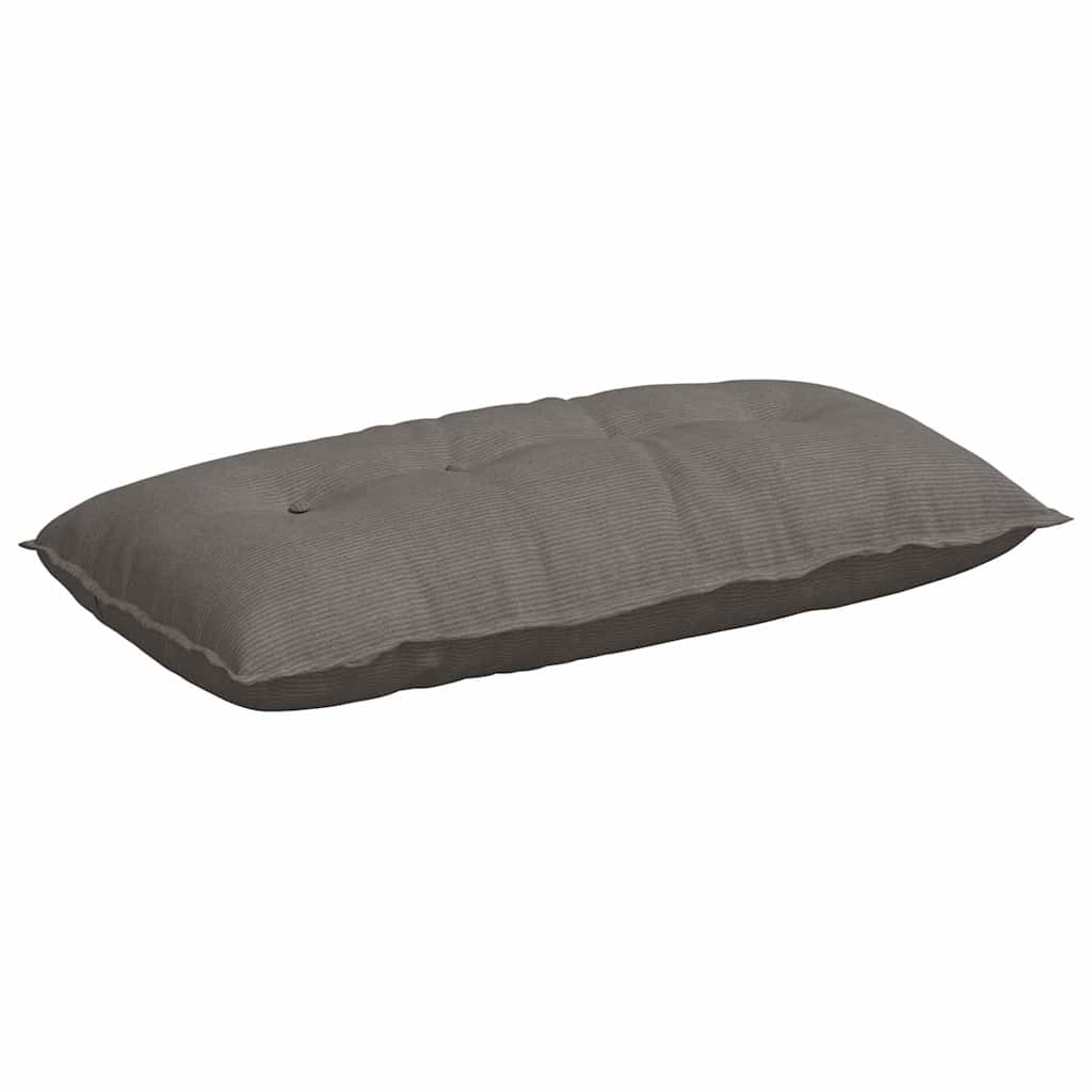 vidaXL Poduszka na plecy Jasnoszary 100 x 50 cm Tkanina sztruksowa