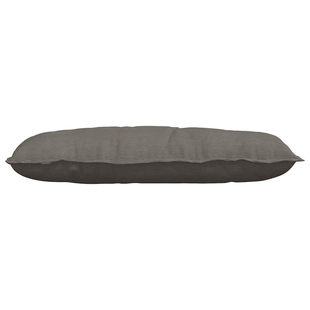 vidaXL Poduszka na plecy Jasnoszary 100 x 50 cm Tkanina sztruksowa