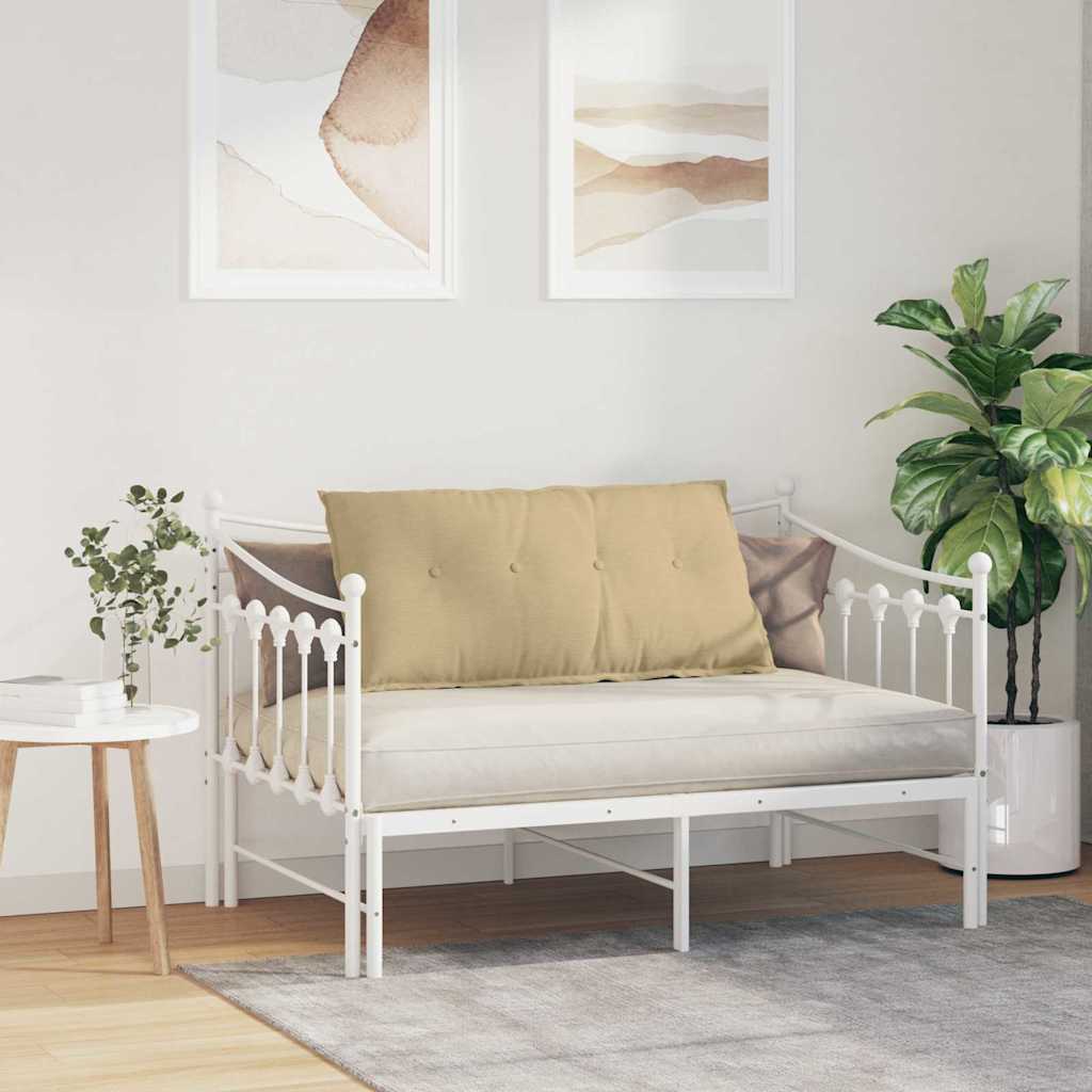 vidaXL Poduszka na plecy Szary zielony 100 x 50 cm Tkanina sztruksowa