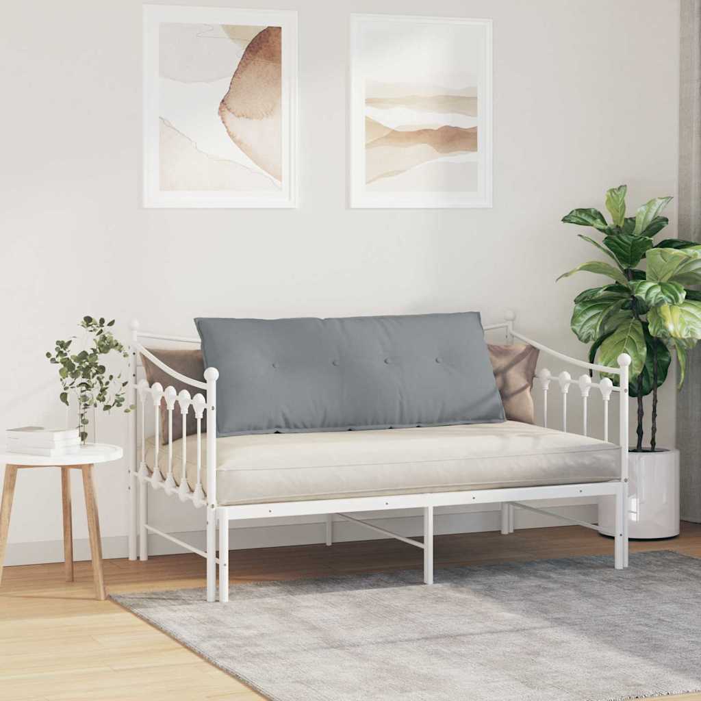 vidaXL Poduszka na plecy Jasnoszary 120 x 19 x 50 cm tkanina