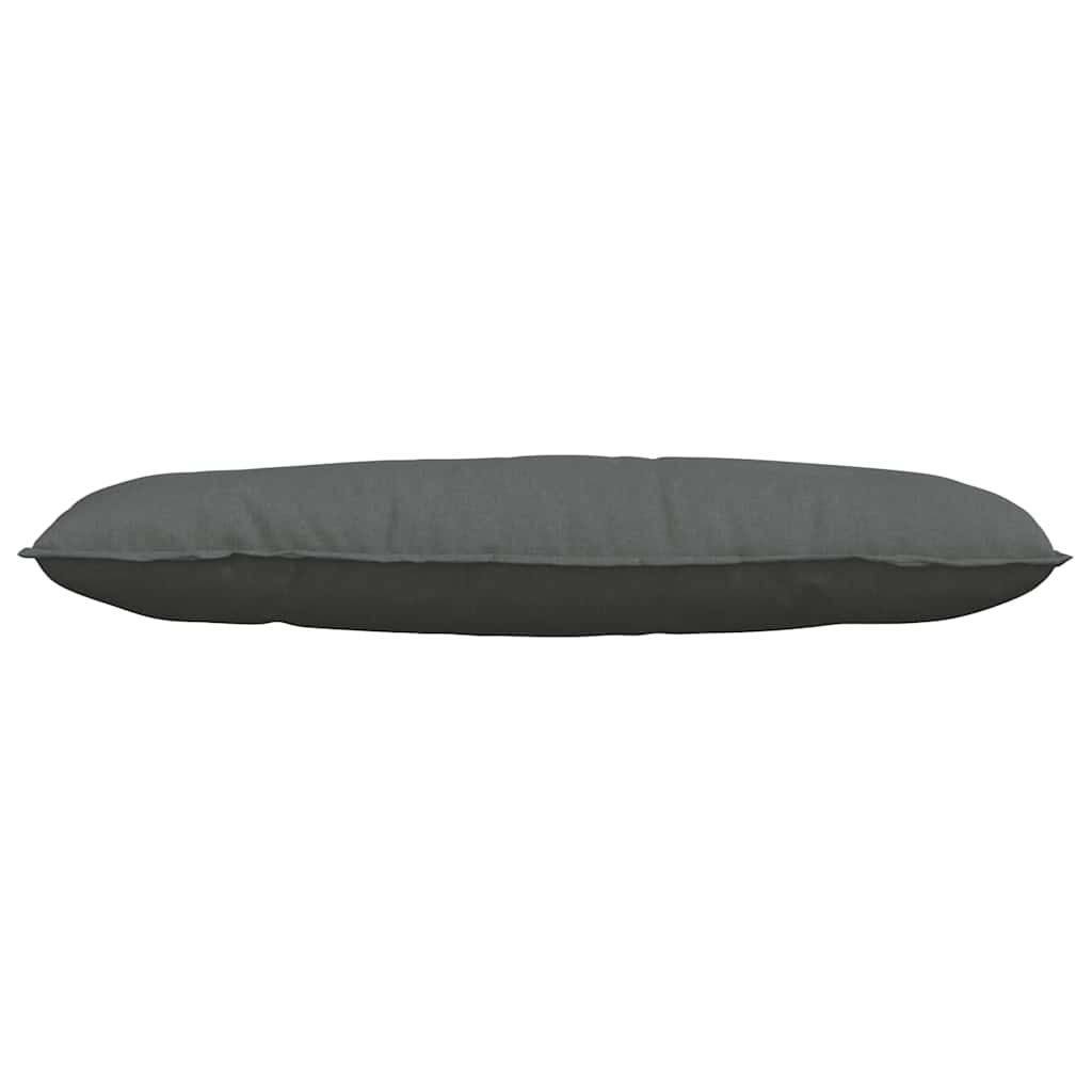 vidaXL Poduszka na plecy Ciemnoszary 120 x 19 x 50 cm tkanina