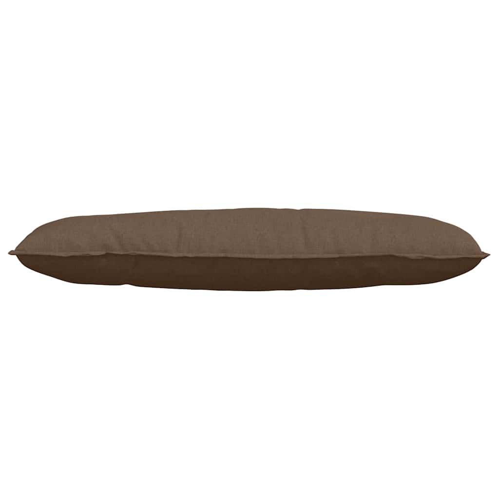 vidaXL Poduszka na plecy Brązowy 120 x 19 x 50 cm tkanina