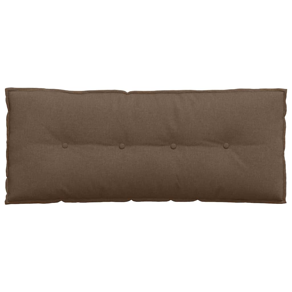 vidaXL Poduszka na plecy Brązowy 120 x 19 x 50 cm tkanina