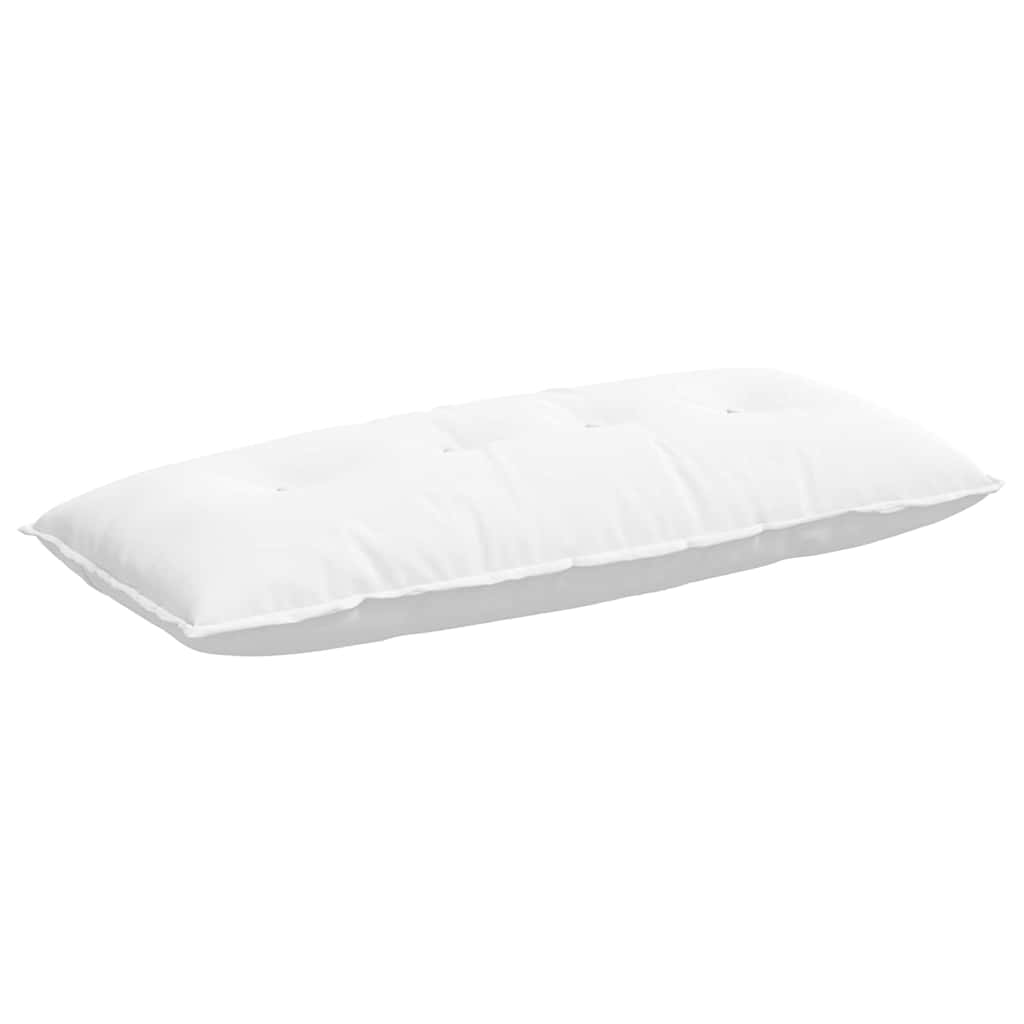 vidaXL Poduszka na plecy Biały 120 x 19 x 50 cm tkanina