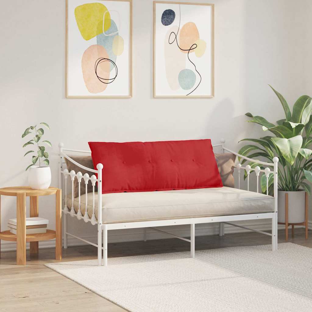 vidaXL Poduszka na plecy Czerwony 120 x 19 x 50 cm tkanina