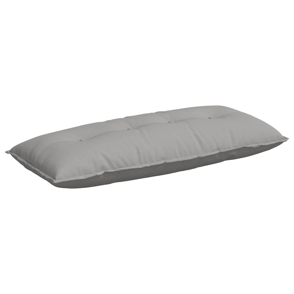 vidaXL Poduszka na plecy Szary chmur 120 x 19 x 50 cm tkanina