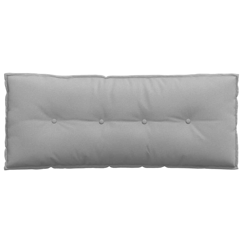 vidaXL Poduszka na plecy Szary chmur 120 x 19 x 50 cm tkanina
