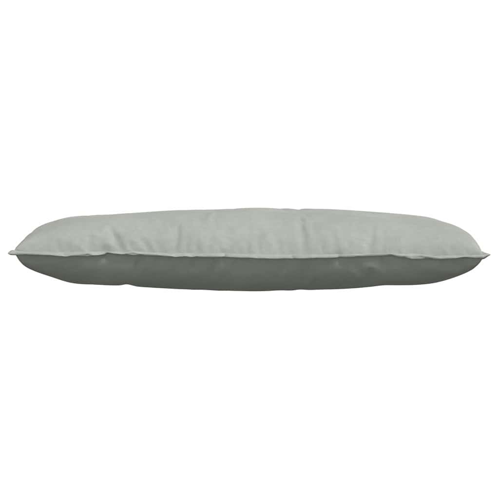 vidaXL Poduszka na plecy Jasnoszary 120 x 50 cm Tkanina sztruksowa
