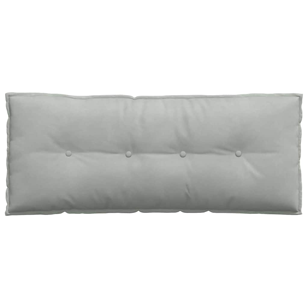 vidaXL Poduszka na plecy Jasnoszary 120 x 50 cm Tkanina sztruksowa