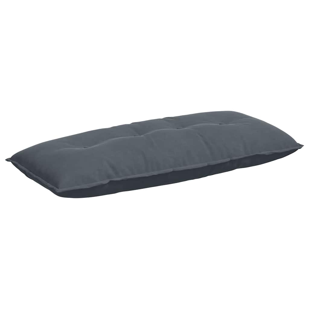 vidaXL Poduszka na plecy Ciemnoszary 120 x 50 cm Tkanina sztruksowa