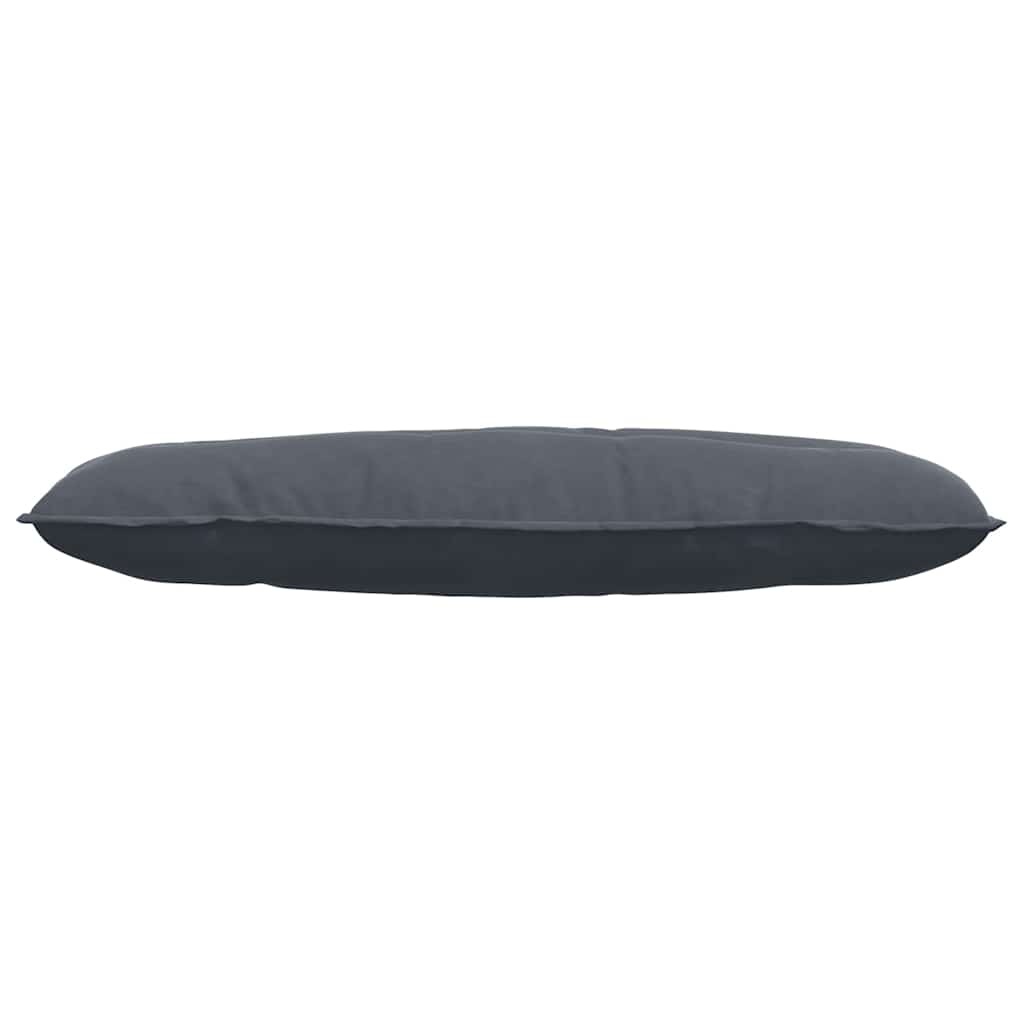 vidaXL Poduszka na plecy Ciemnoszary 120 x 50 cm Tkanina sztruksowa